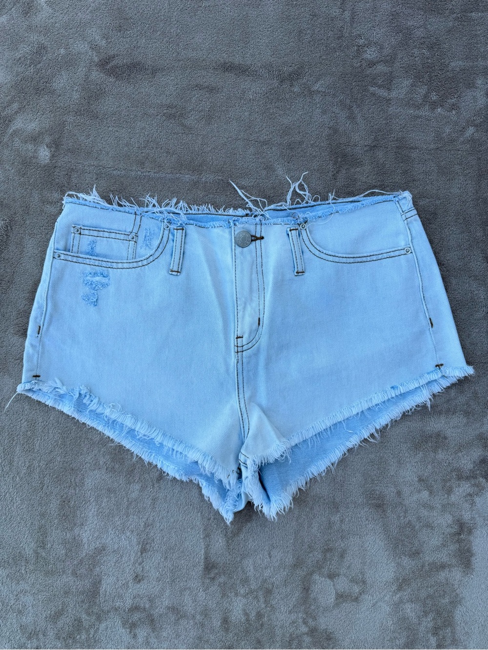 BDG cut off denim mini jean shorts